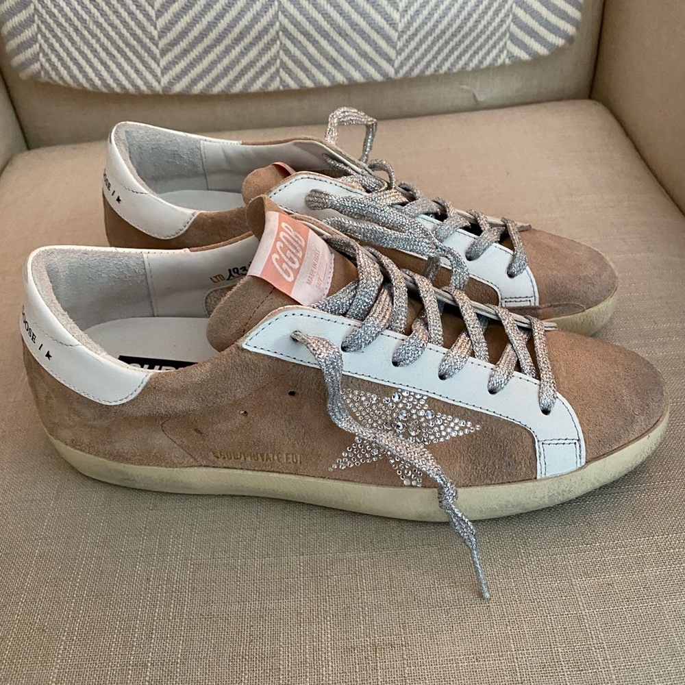 Golden Goose Super-Star New with rhinestones Size 39